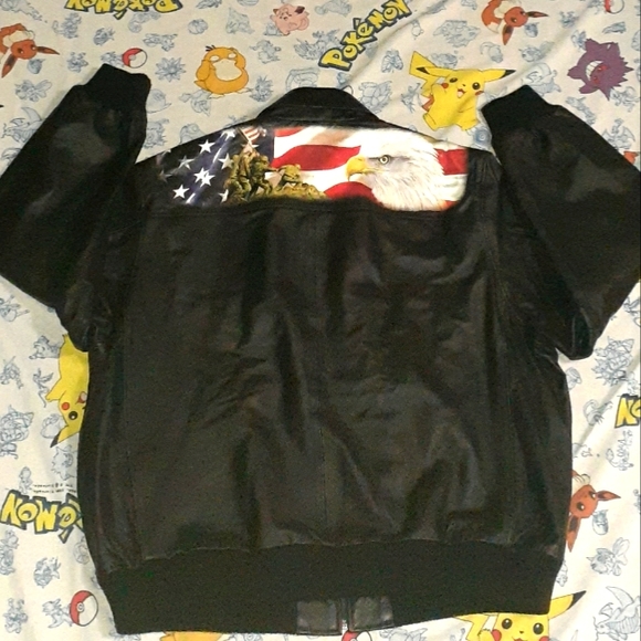 2007 Semper Fi Genuine Leather The Bradford Exchange Bomber Jacket Vintage - Picture 1 of 11